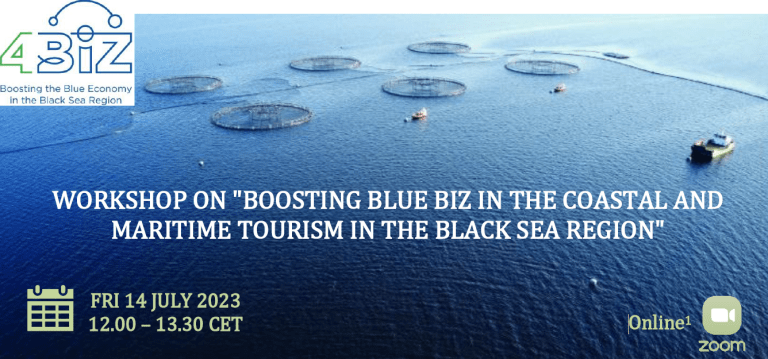 Workshop "Boosting Blue Biz in the Coastal and Maritime Tourism in the Black Sea Region"