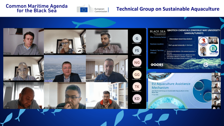 Second Meeting of the Technical Group on Sustainable Aquaculture – Black Sea SustAqua 