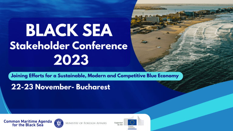 Black Sea Common Maritime Agenda Stakeholder Conference 2023 – Joining efforts for a sustainable, modern and competitive blue economy in the Black Sea 