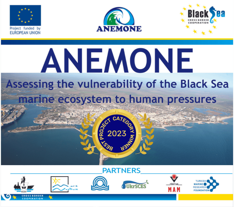 Black Sea Success Story on Healthy Marine and Coastal Ecosystems. Meet “ANEMONE” Winner of the Black Sea Common Maritime Agenda Annual Stakeholder Conference Project Awards 2023 edition