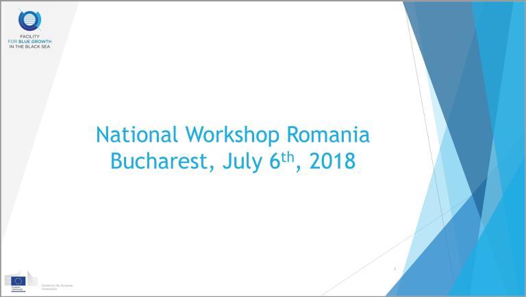 National Workshop: Romania - 06.07.2018