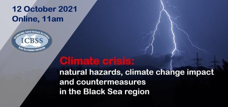 ICBSS Webinar on Climate Crisis in the Black Sea region