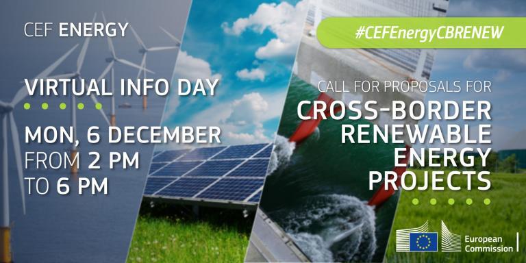 CEF Energy 2021 - Virtual Info Day on the call for Cross-border Renewable Energy Projects