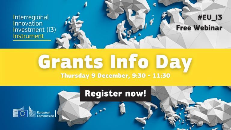 Interregional Innovation Investment Instrument Info Day – Free Webinar