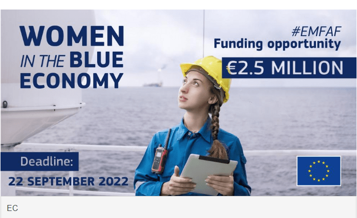 The “Women in the Blue Economy” call for proposals is now open