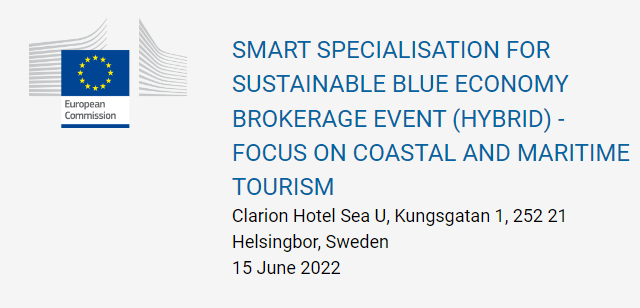Smart Specialisation for Sustainable Blue Economy Brokerage Event- Focus on Coastal and Maritime Tourism